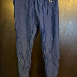 SwimZip 4T Blue Athletic Leggings rashguard swim UPF50